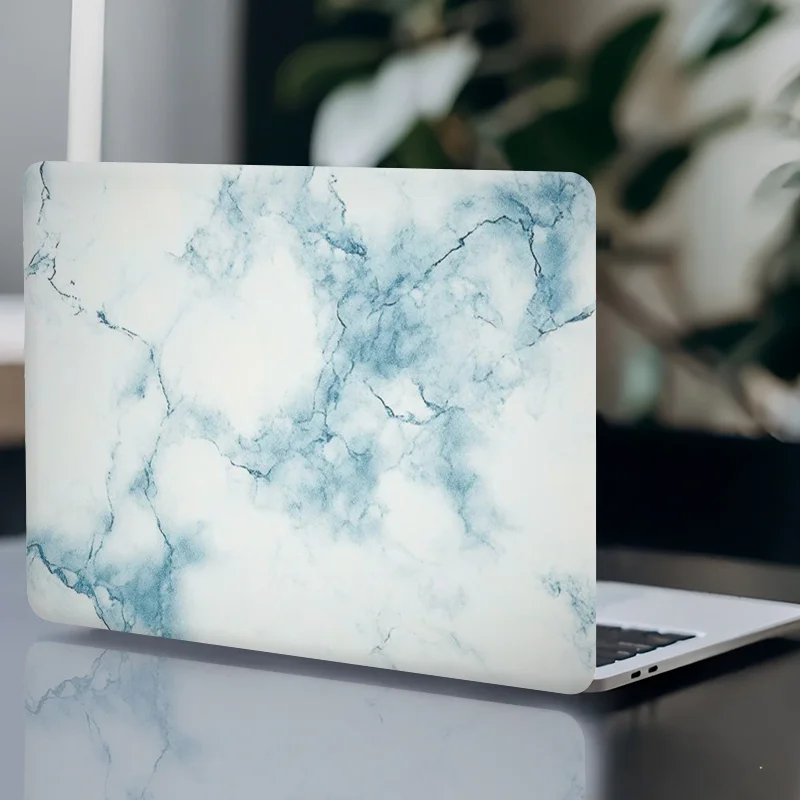 3-Pack (with 1 extra) Self-Adhesive PVC Laptop Case- Marble Art Design,Scratch Resistant Semi-Matte Surface, For 12-15.6 Laptops