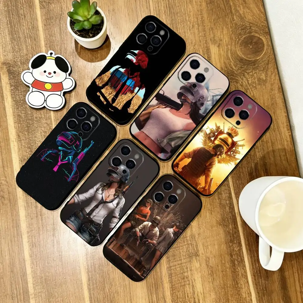 

PUBG Phone Case Silicone Soft For IPhone 17 16 15 14 13 12 11 X XR Plus Pro Max Plus