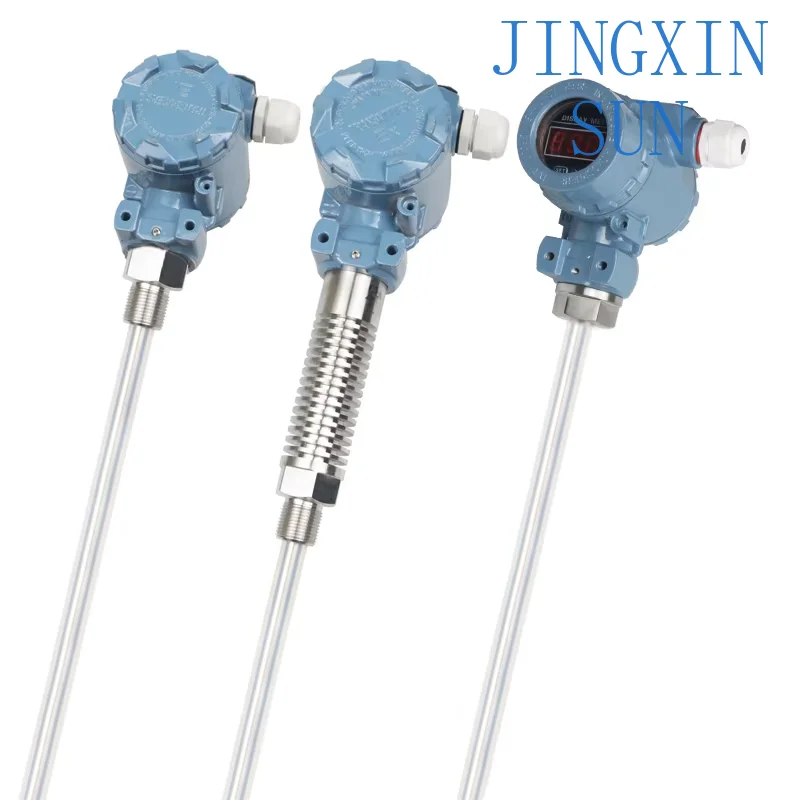 Capacitance Rod Type Liquid Level Transmitter Radio Frequency Admittance  Sensor Corrosion Resistant High Temperature 4-20 MA