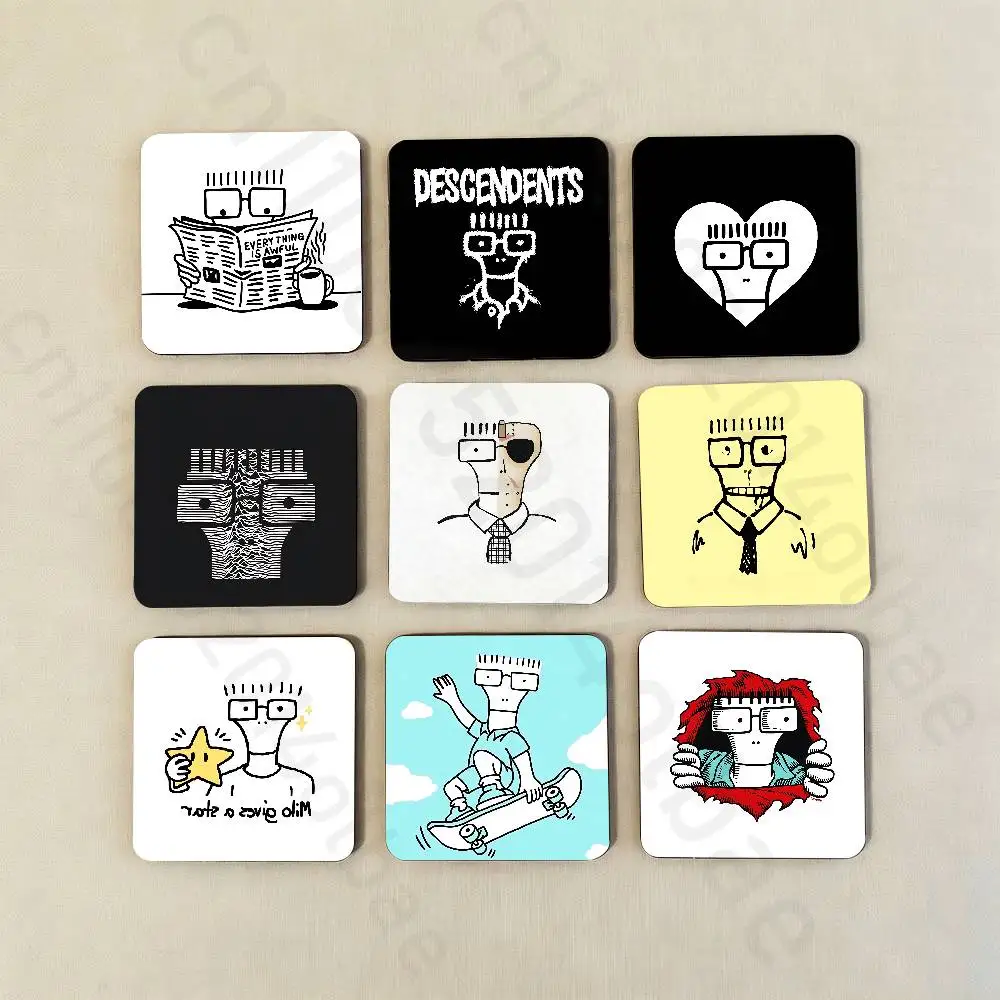 D-Descendants Milo Fridge Magnet Personalized Magnetic Durable Plastic Square Picture Surface Fridge Magnets