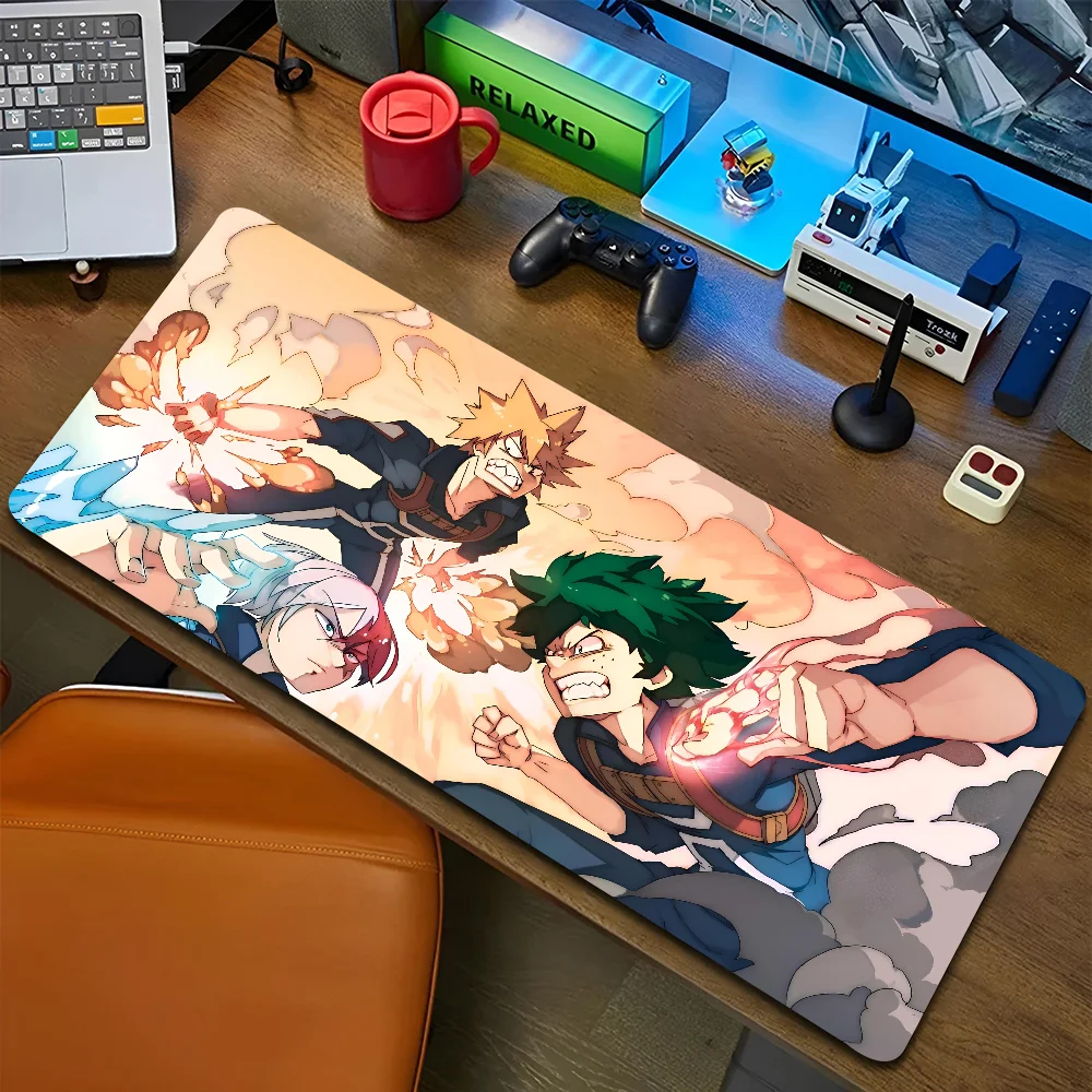 Academia Bakugou Katsuki My Hero Non-slip Mouse Pad Suitable For Office Computers Laptops E-sports Game Desk Mats XXL Keyboard