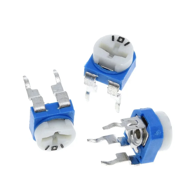10pcs Rm065 Rm-065 100 200 500 1k 2k 5k 10k 20k 50k 100k 200k 500k 1m Ohm Trimpot Trimmer Potentiometer Variable Resistor