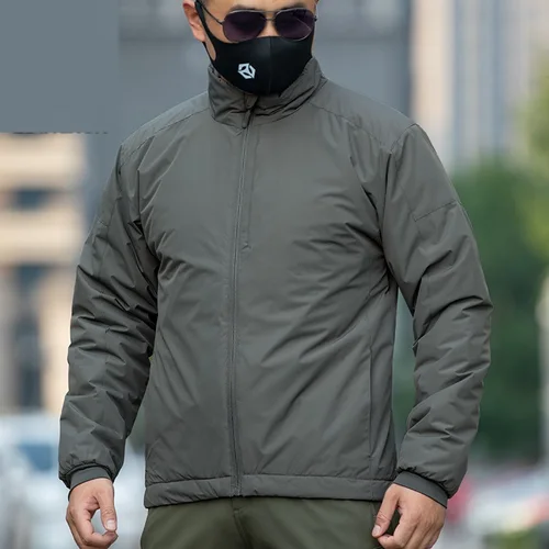 열 반사 전술 코튼 패딩 재킷, 가을 겨울 방풍 따뜻한 단열 보온 남성용 야외 오버재킷 파카