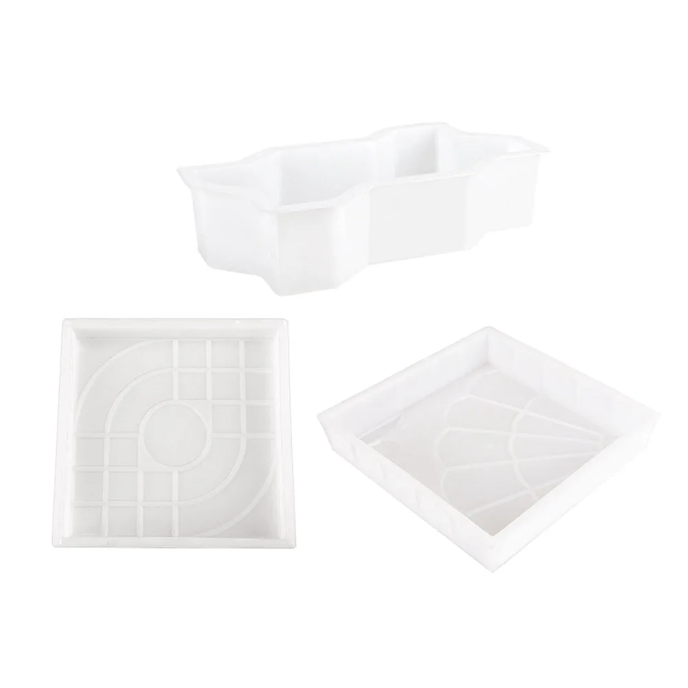 DIY Paving Brick Mould Road Concrete Pavement Mold Polypropylene Paving Cement Concrete Mould for Patio Garden Lawn Pavement