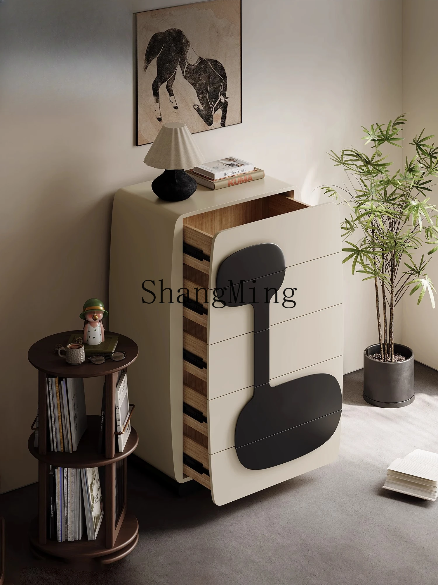 

CL art bedroom chest of drawers light luxury high-end living room wall locker