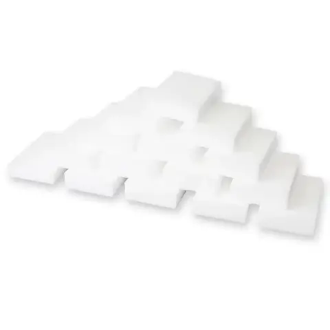 100 Pcs/lot Melamine Sponge Eraser White Cleaning Tools Cleaning Sponge Cleaner Car Office For kitchen Office Bathroom 10*6*2cm