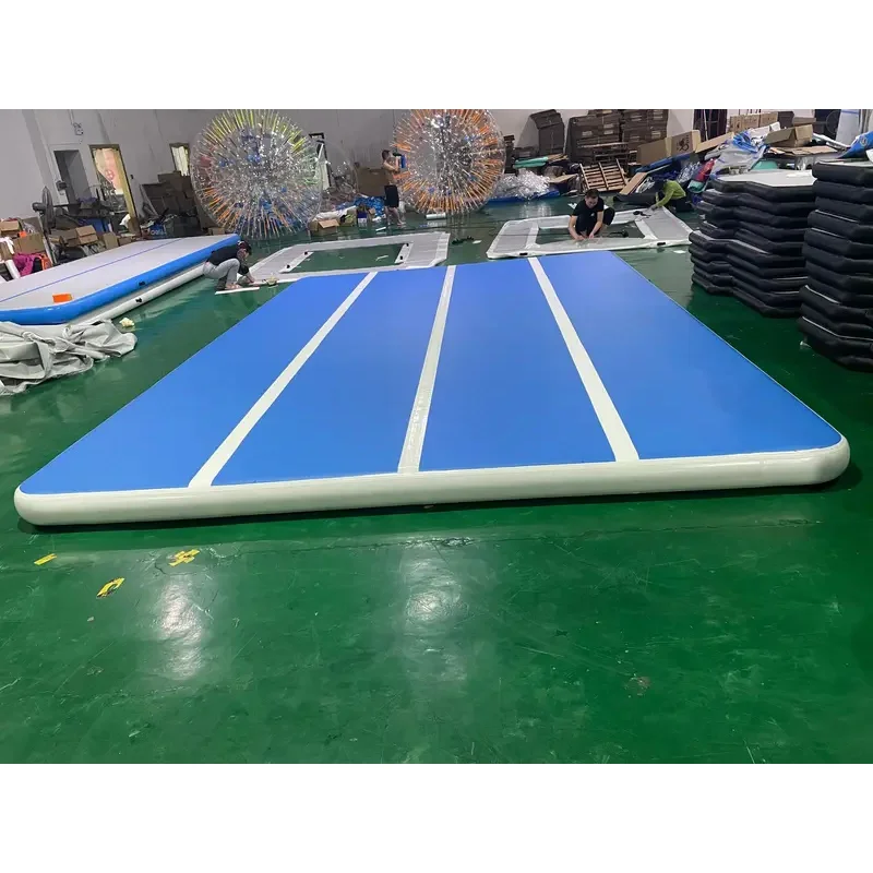 7.5x6x0.2m Opblaasbare Air Track Gymnastiek Matras Gym Tumble Airtrack Vloer Yoga Training Tumbling met Pomp