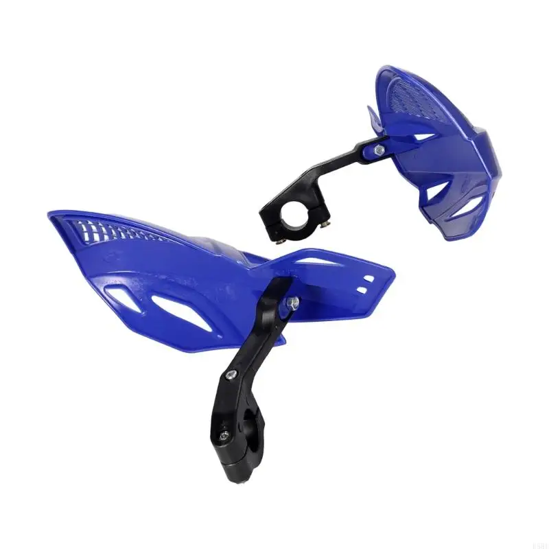 D5BE 22mm Motorcycle Handlebar Hand Guards with Vented Shell for Wind Coverage