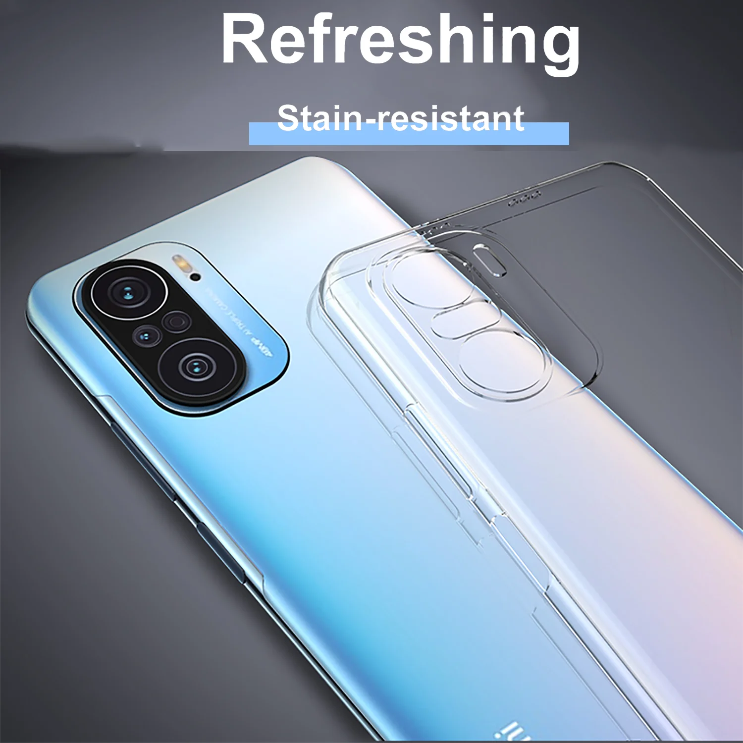 Ultra thin shockproof Transparent Color Soft Case For Xiaomi Poco X5 X4 X3 NFC GT X2 M5 M4 M3 M2 F4 F3 F2 Pro Clear TPU Case image 3