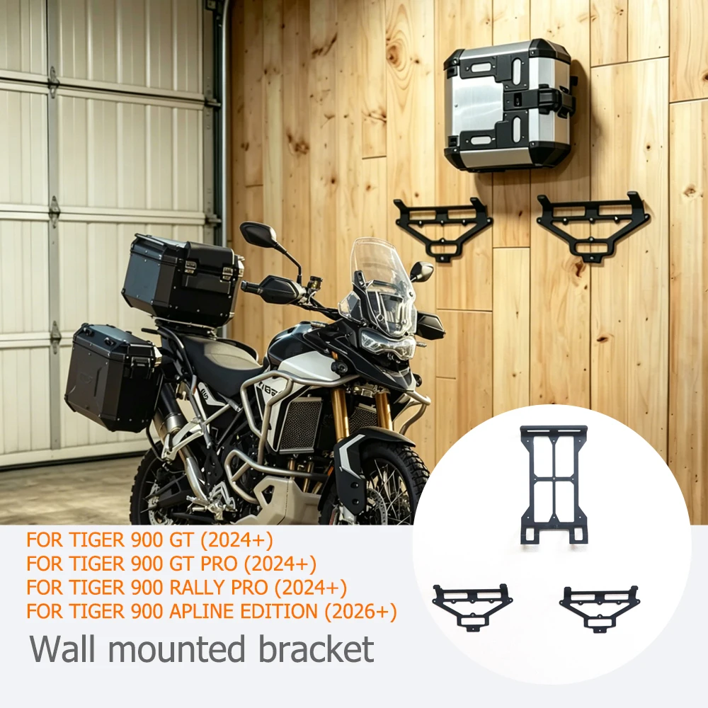 FOR Tiger 900GT 900 GT Pro 2024+ Suitcase Wall Mounting Bracket FOR Tiger 900 RALLY Pro 2024 Side Panniers Tail Box Wall Holders
