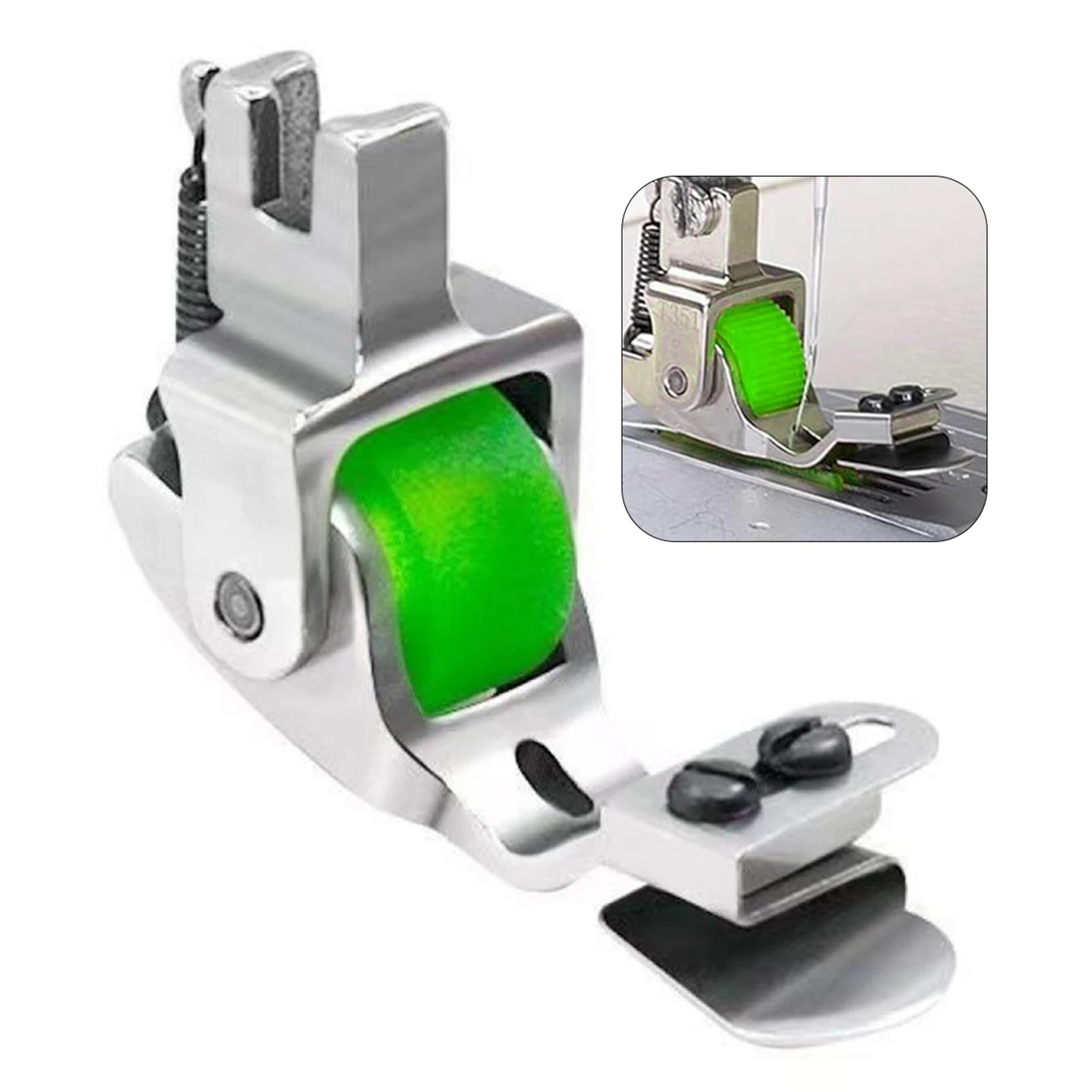 Alloy Rolled Hemmer Foot for Industrial Sewing Machine Tailors Professional T351 Presser Foot Seam Guide Durable Steel