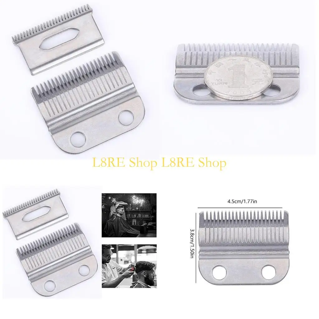 L8RE 2PCS Профессиональная нержавеющая сталь съемные лезвия буровых устройств с 2 -я отверстие для замены лезвия