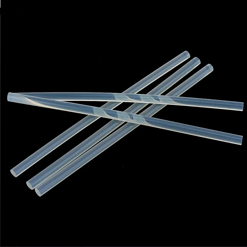 5pcs/set 7mmx190mm Transparent Hot Melt Gun Glue Sticks Gun Adhesive DIY Tool for Hot Melt Glue Gun Repair Alloy Accessories