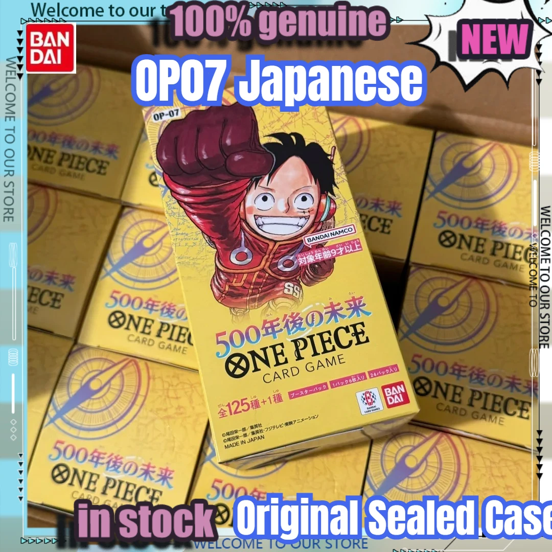 

In Stock BANDAI One Piece Card OPCG Japanese OP07 TCG Trading Game Cards Sealed Case Booster Box The Future in 500 Years Card