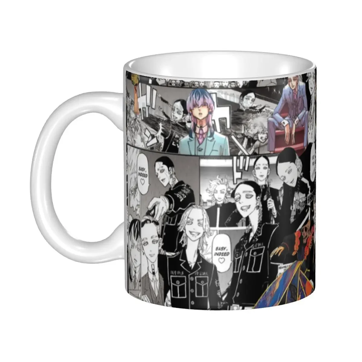 

Personalized Haitani Brothers Manga Collage Mugs DIY Tokyo Revengers Ceramic Milk Tea Coffee Cup Outdoor Work Camping Cups