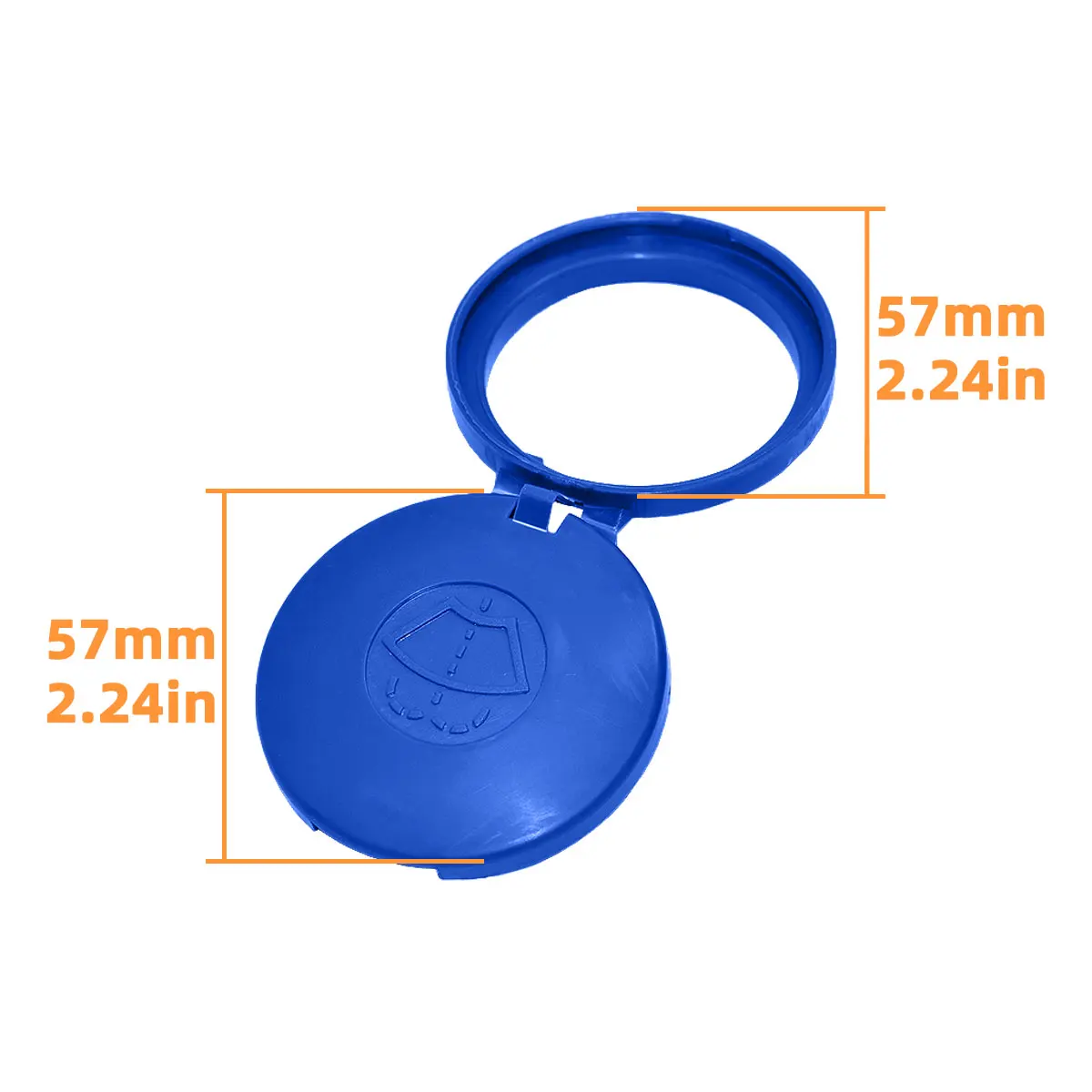 Yitong Car Windshield Washer Washer Fluid Reservoir Cap Direct Replacement Fit For Citroen C4 Grand Picasso, 643230, 9637915780