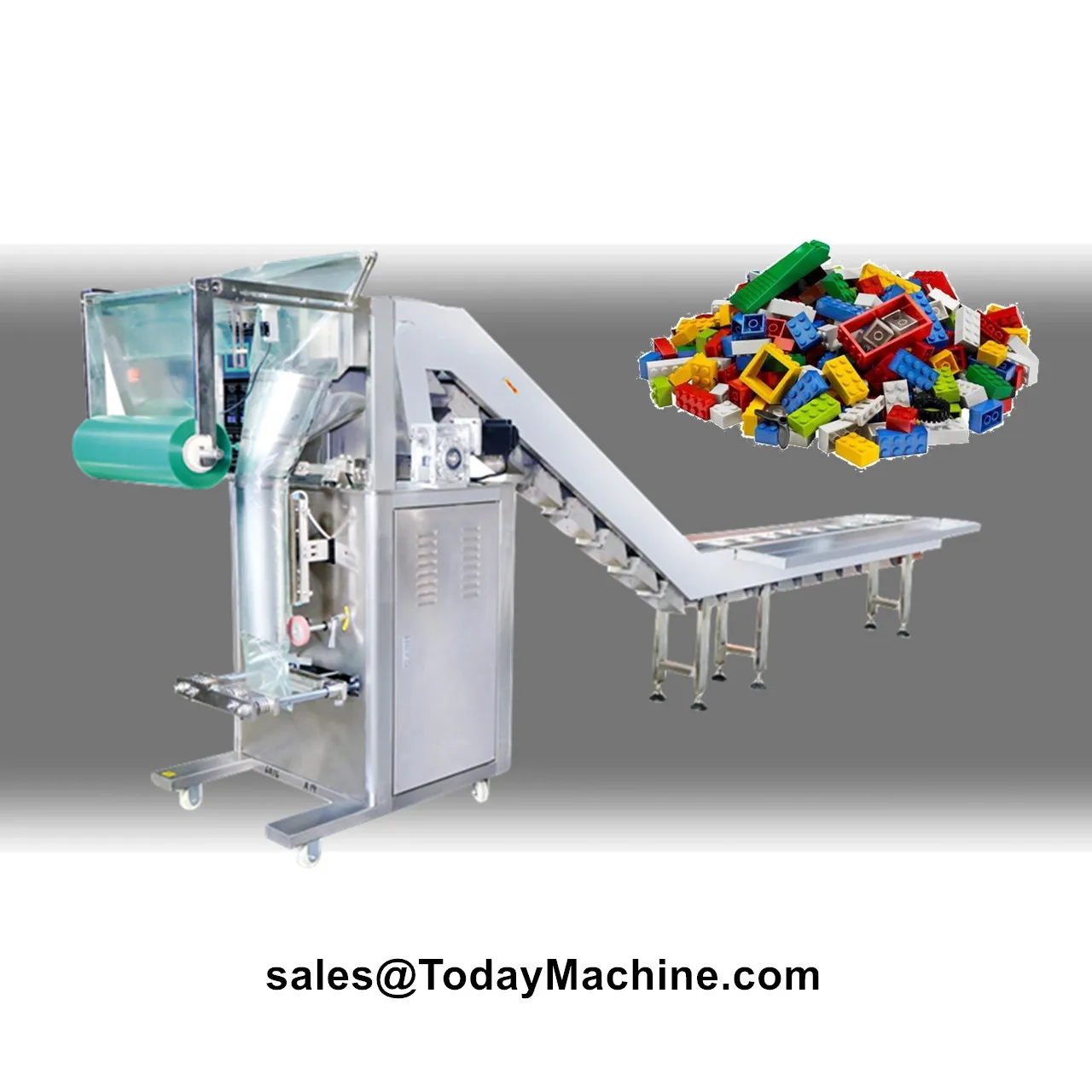 Multi-Functional Granules Sachet Bag Bucket Chain Feeding Tray Weighing Packaging Machine