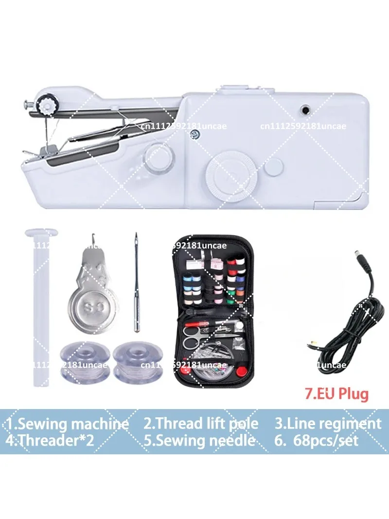 Household Mini Sewing Machine Portable Manual DIY Multi-Function Small Stitch Tool for Beginners
