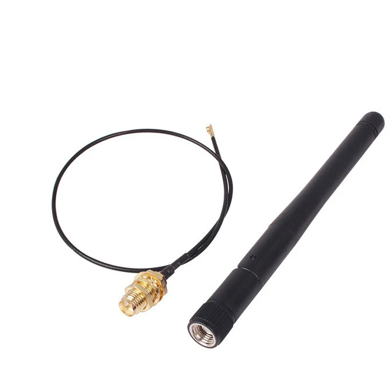 1 Stück 2.4G WiFi-Antenne 3dBi Faltbare Antenne 2.4GHz SMA-Stecker für WLAN-Router + PCI U.FL IPX zu SMA-Buchse 1.13 Pigtail-Kabel – Detail 5