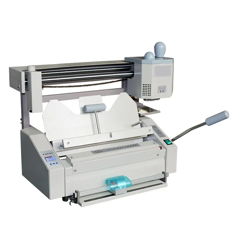 

DC-30B+ A4 Format Wireless Manual Desktop Small Glue Binding Machine Tender Documents Books Papers Hot Melt Glue Binding Machine