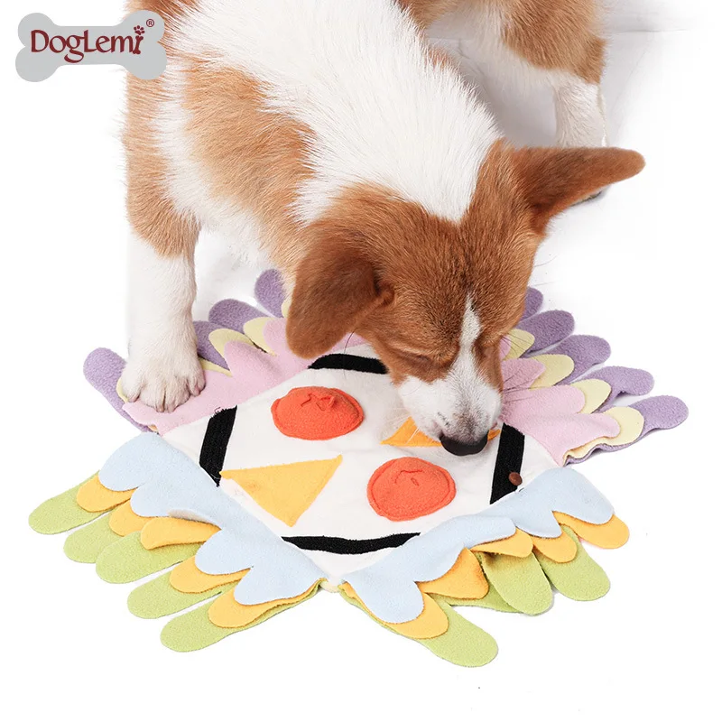 Dolemi Pet Owl Sniffing Toy, Transformable Ball-Shaped Chew-Resistant Dog Toy, Boredom-Relief Play Pet Supplies