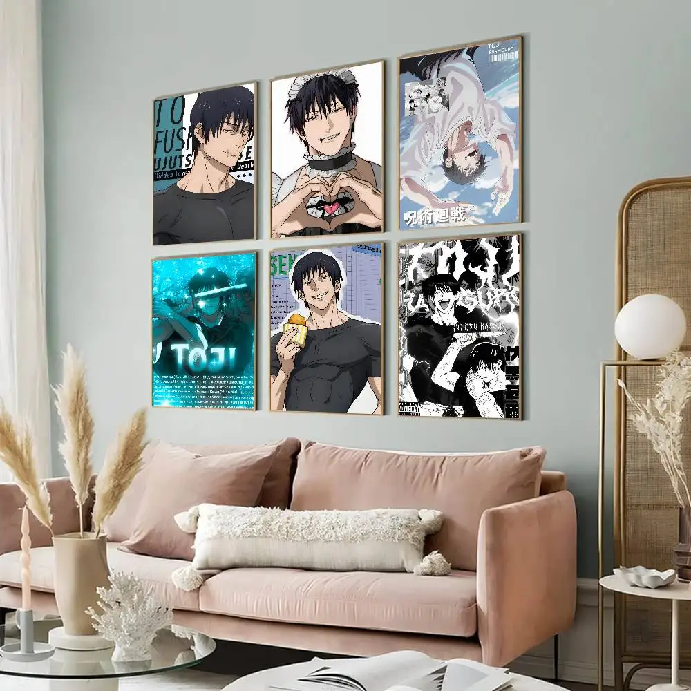 Anime f-f-Fushiguro Toji  Classic Vintage Posters HD Quality