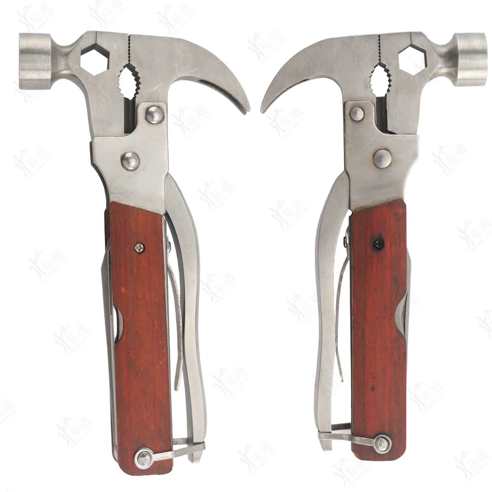 Multifunctional Axe Hammer Ram's Horn Hammer Multi Knife Pliers Woodworking Hammer Life-saving Hammer Multi-Tool Hammer