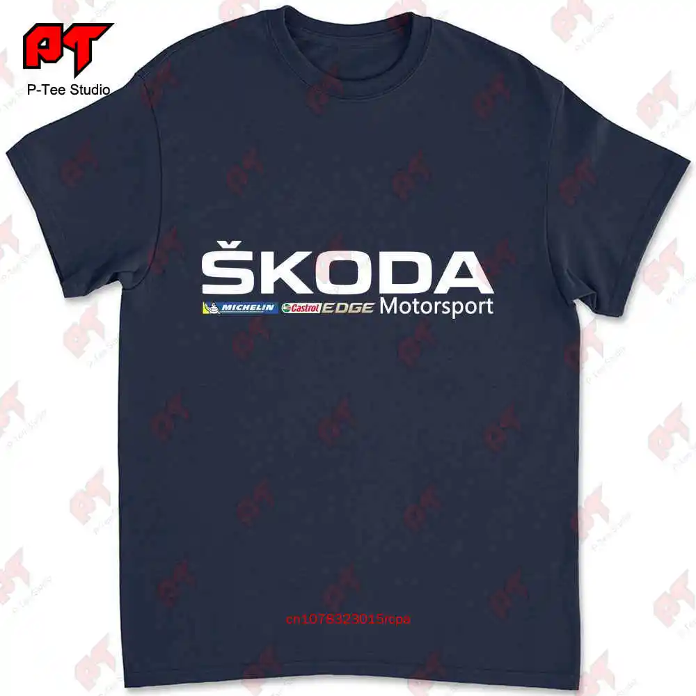 Skoda Motorsport Rally Fabia Wrc S2000 Racing Sport Car 2018 T-shirt R1W6