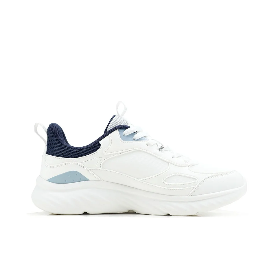 XTEP Running Shoes Men's Low Top Sail White/Ink Teal/Dusk Dusty Blue 874319110011//