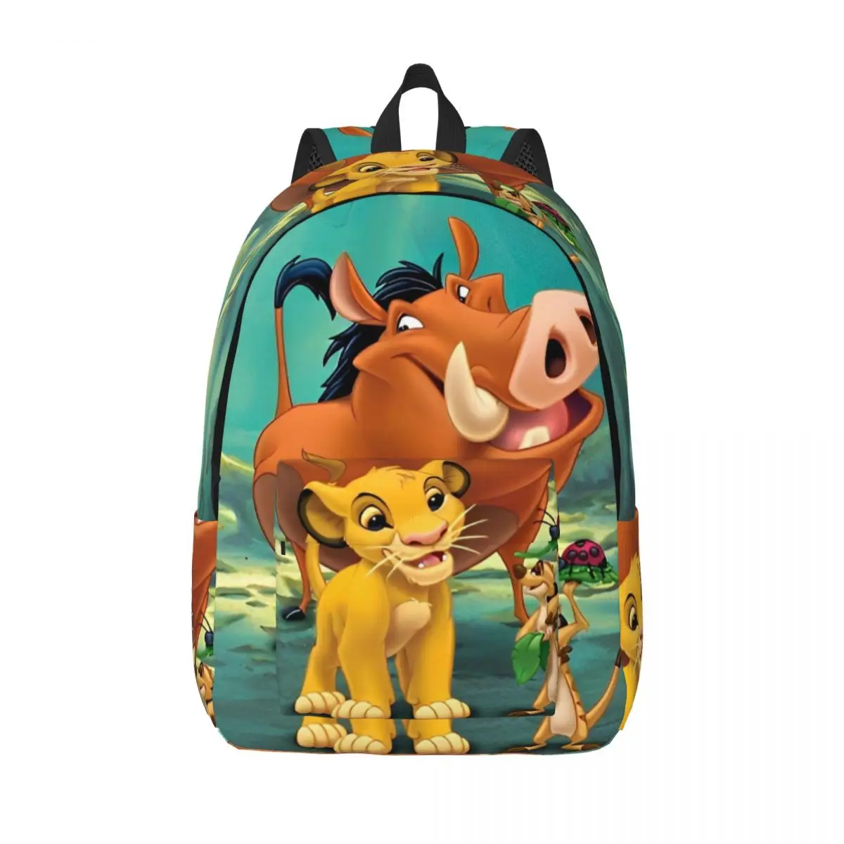 

Lion King Simba Backpack for Men Women Cool Student Business Daypack College Canvas Bags Sports