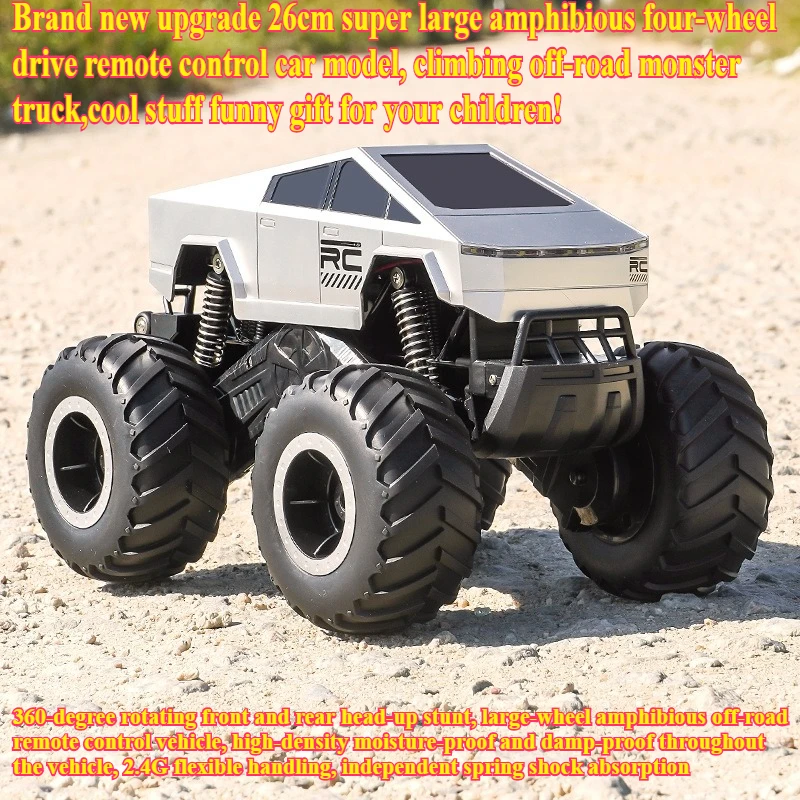 

Cool Stuff Amphibious 4WD Радиоуправляемые автомобили, автомобиль с дистанционным управлением, альпинистский внедорожный радиоуправляемый грузовик Bigfoot, Monster Truck, игрушки для детей, забавный подарок