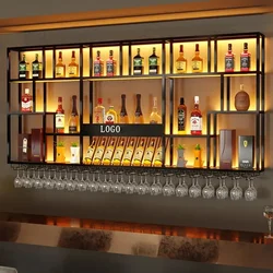 Estantería moderna para vino, mueble de diseño artístico Vintage para restaurante, Boutique en miniatura, Bar, cóctel, cocina, Weinregal