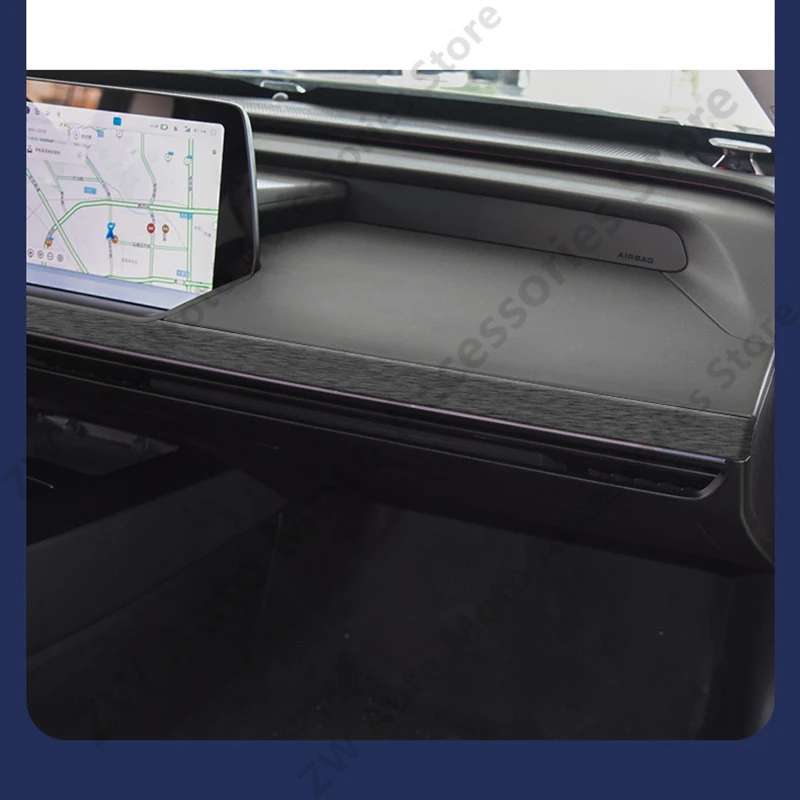 For XPENG P7 20-23 Interior Carbon Fiber Pattern Sticker Protective Film Modification Accessories Refit