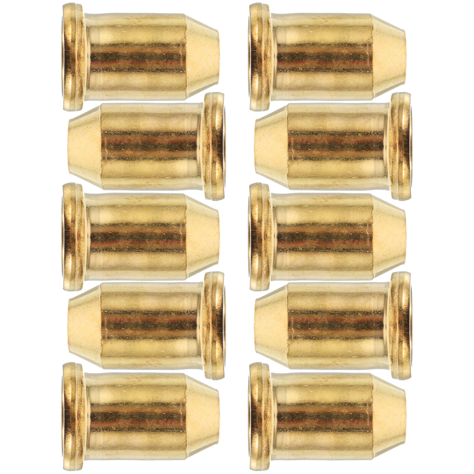 

10 PCS Metal String Buckle Electric Guitarstring Holder Caps Guitarthrough Body Guitarmounting Ferrules Guitaraccessories