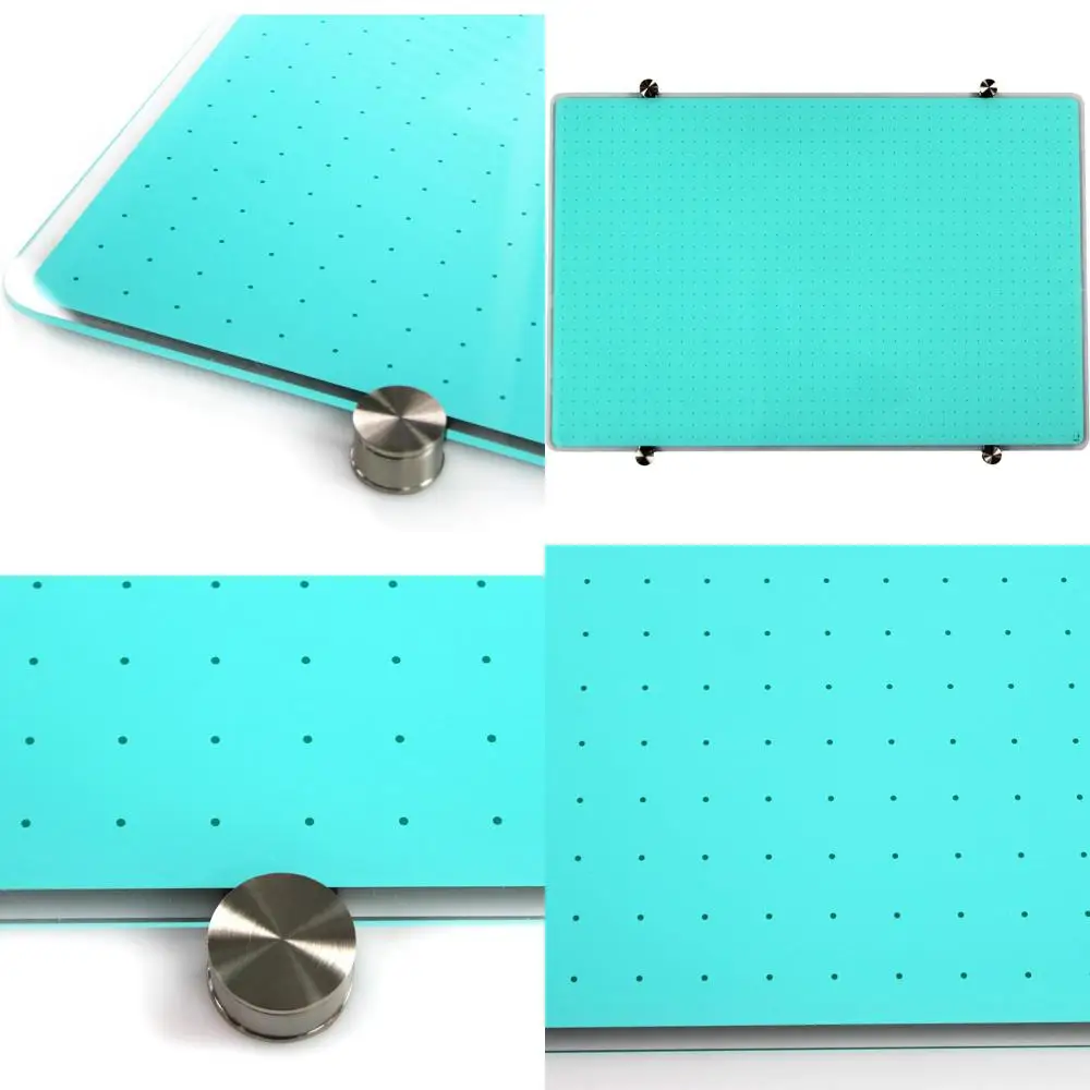 

Glacier Teal 24x36 Inch Viztex Grid Dry Erase Board for Multi-Purpose Use