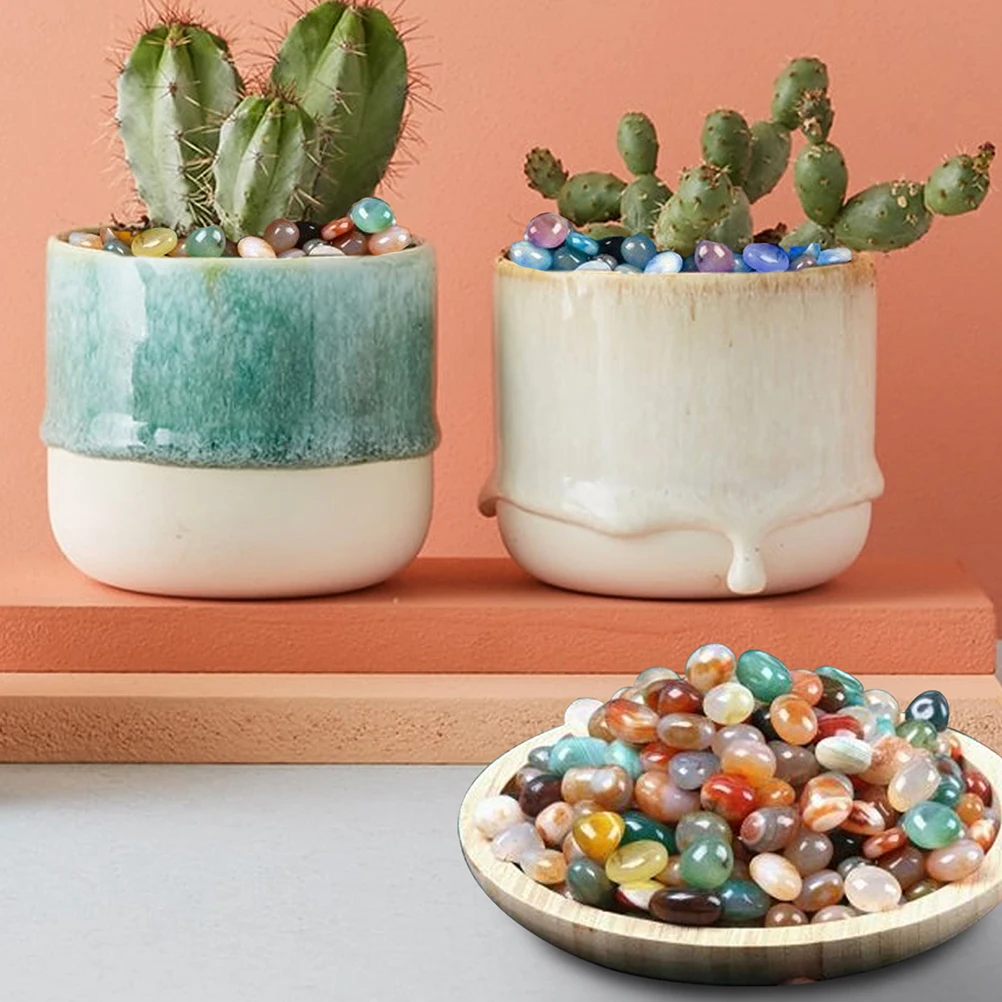 

Decorative Stones 8 12mm Yuhua Pebbles For Indoor Plants Pebbles for Planters Indoor Plants Aquarium Rocks Succulent Gravel