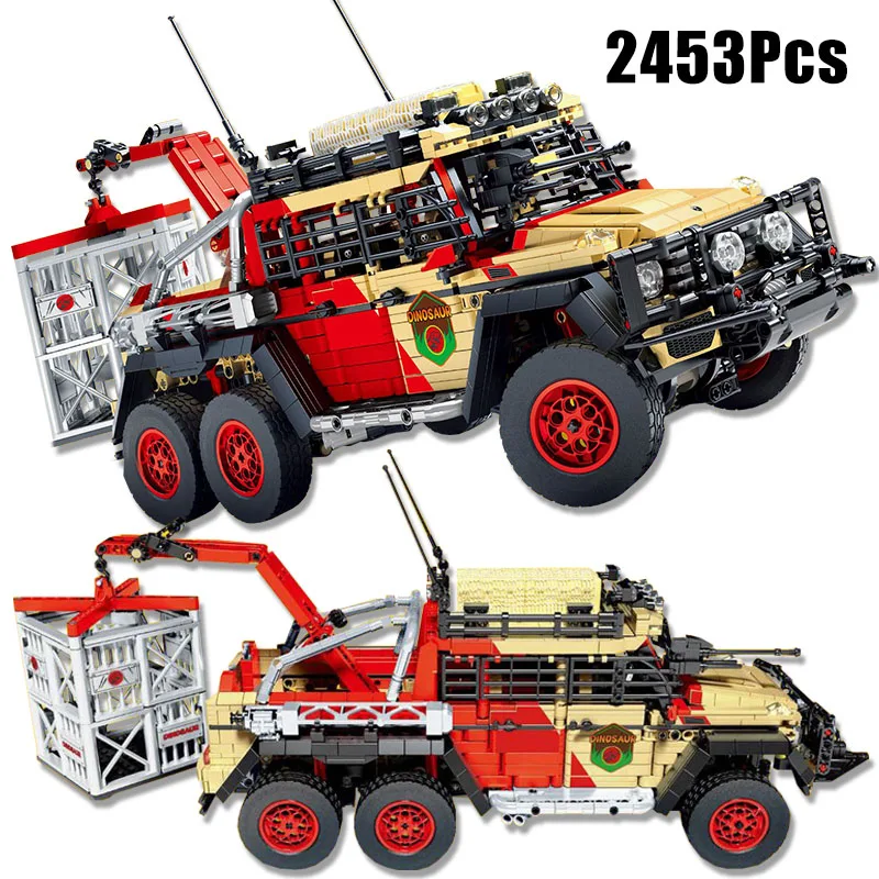 Technical 2453Pcs Off Road Transport Truck Racing Sport Car Model Building Blocks City Speed Vehicle Bricks Toys Kids Adult Gift