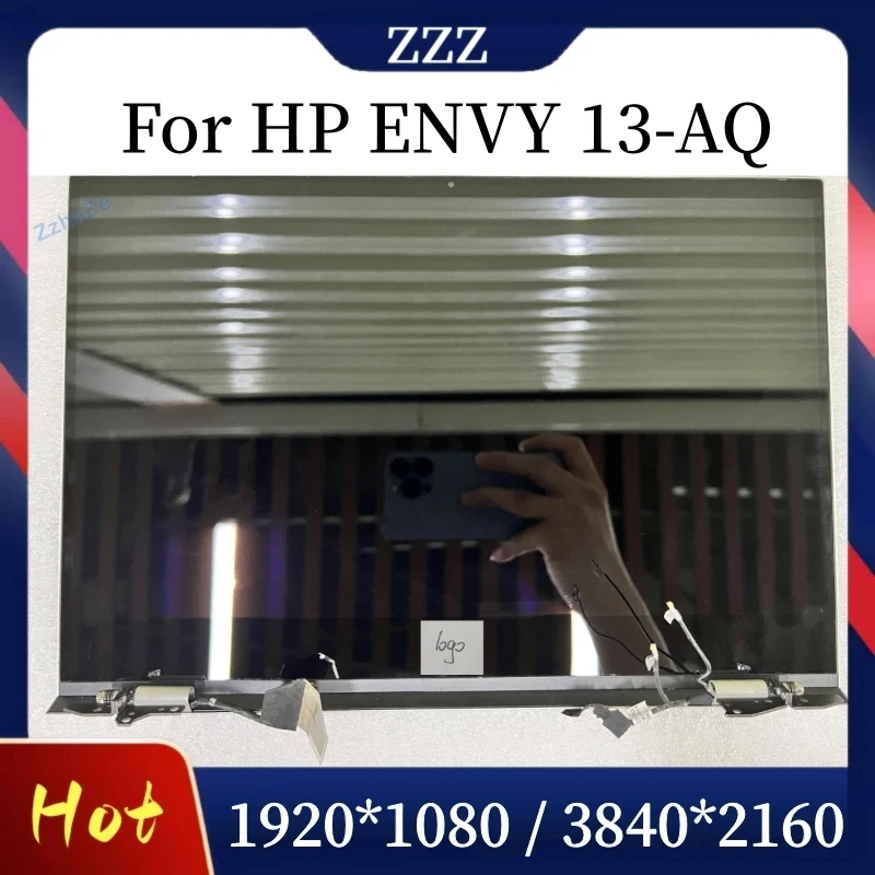 

13.3 For HP ENVY X360 13-AQ 13T-AQ000 13T-AQ100 FHD LCD Display Touch Screen Complete Assembly Replacement