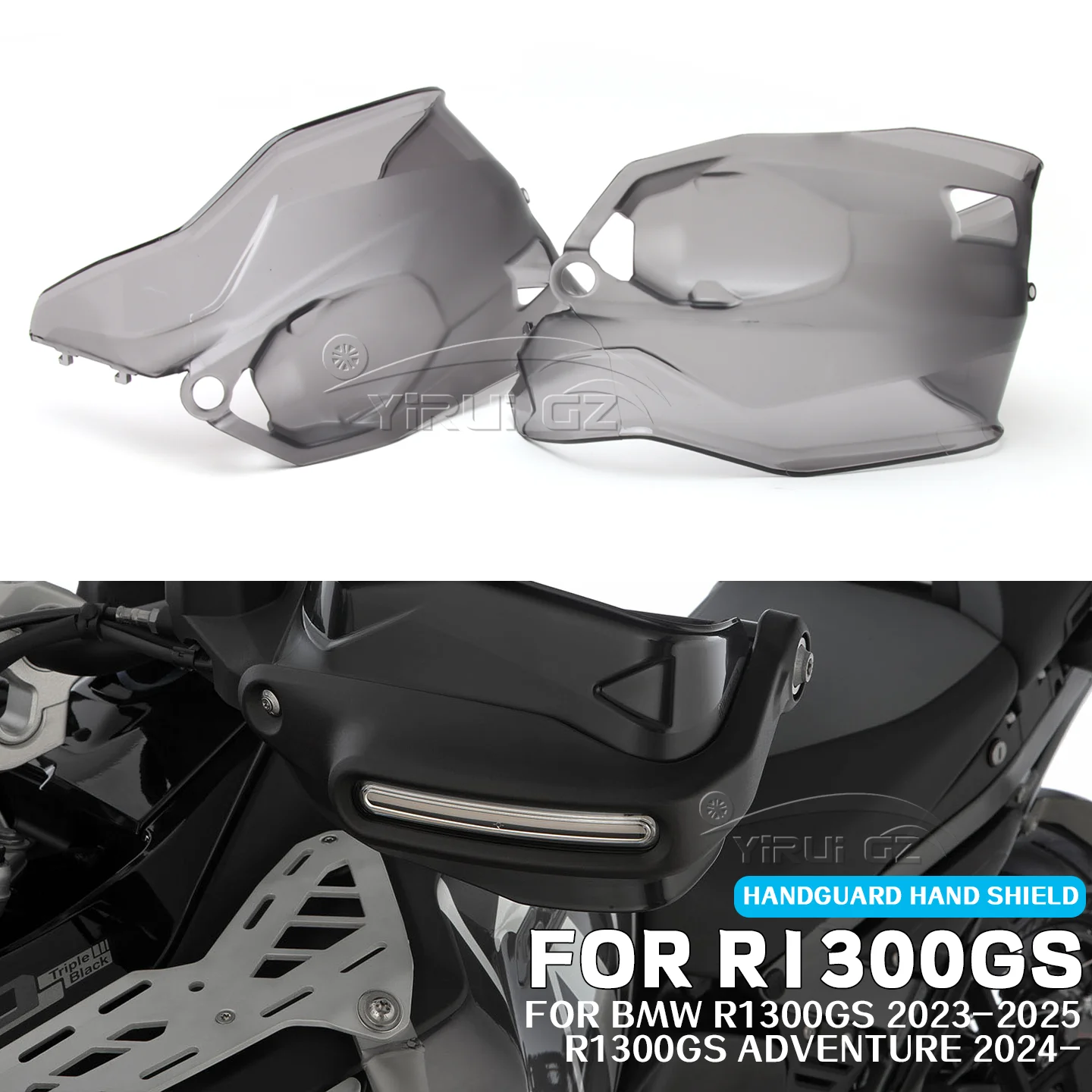 لسيارات BMW R1300GS 2023-2025 R1300GS ADVENTURE 2024-ملحقات الدراجات النارية المقود واقي اليد واقي اليد R 1300 GS ADV #1