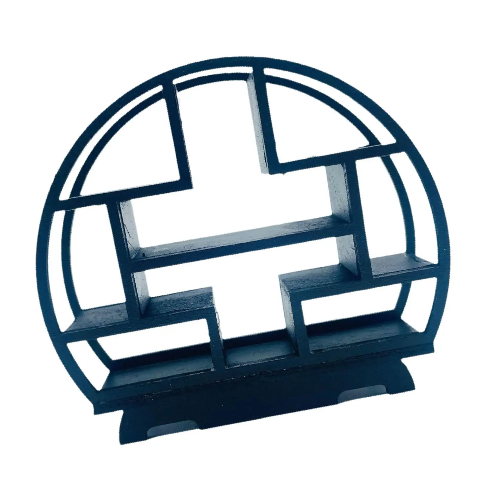 Akcesoria do domku dla lalek w skali 1/12, imitacja regału na książki, drewniane meble do dekoracji sypialni i salonu w domku dla lalek.