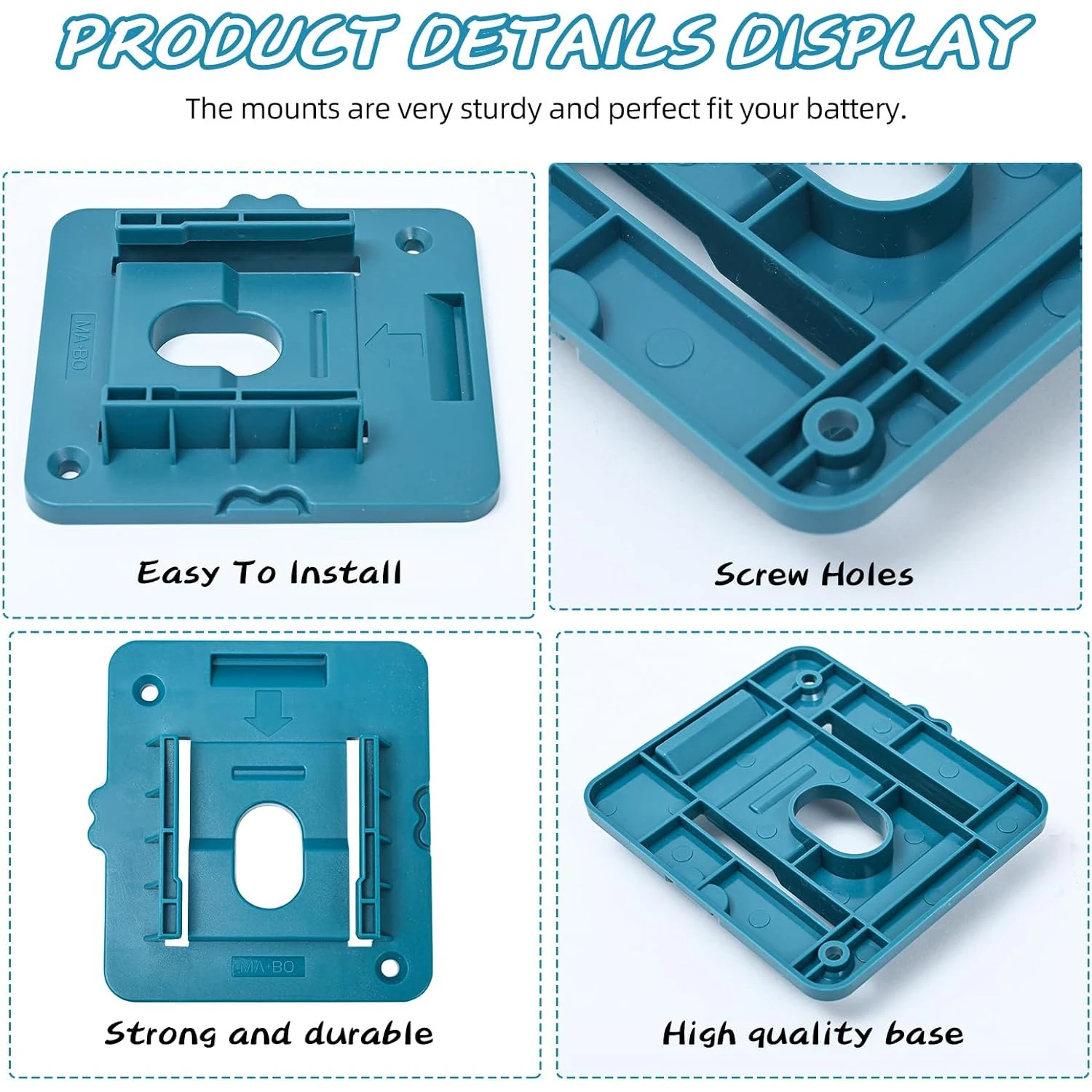 جديد ترقية بطارية تخزين الرف لماكيتا 14.4-18 فولت بطارية ليثيوم أيون أدوات آلة حامل تخزين الرف جدار جبل قوس تحديد