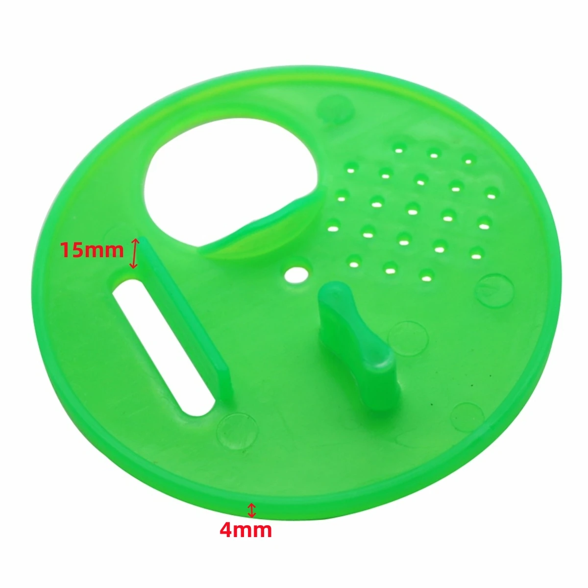 100Pcs Plastic Multi-Function Circular Honeycomb Door Diameter 68mm Rotating Beehive Nest Door Honeycomb Vent Beekeeping Tools