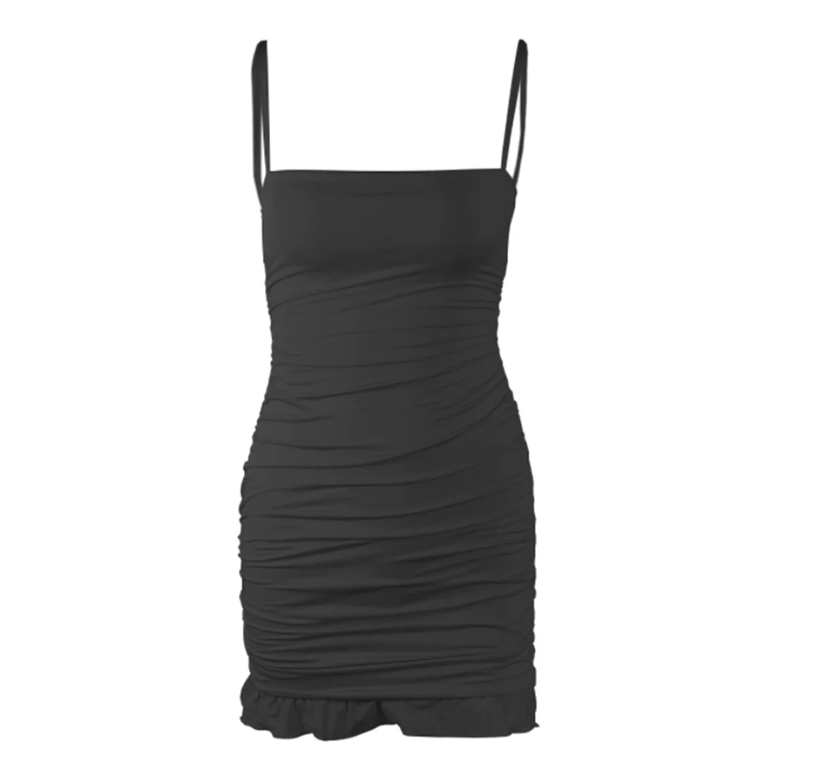 

Women Spaghetti Stripes Dress, Slim Casual Style, Streetweat Hot Sexy, 2024 Summer Dress