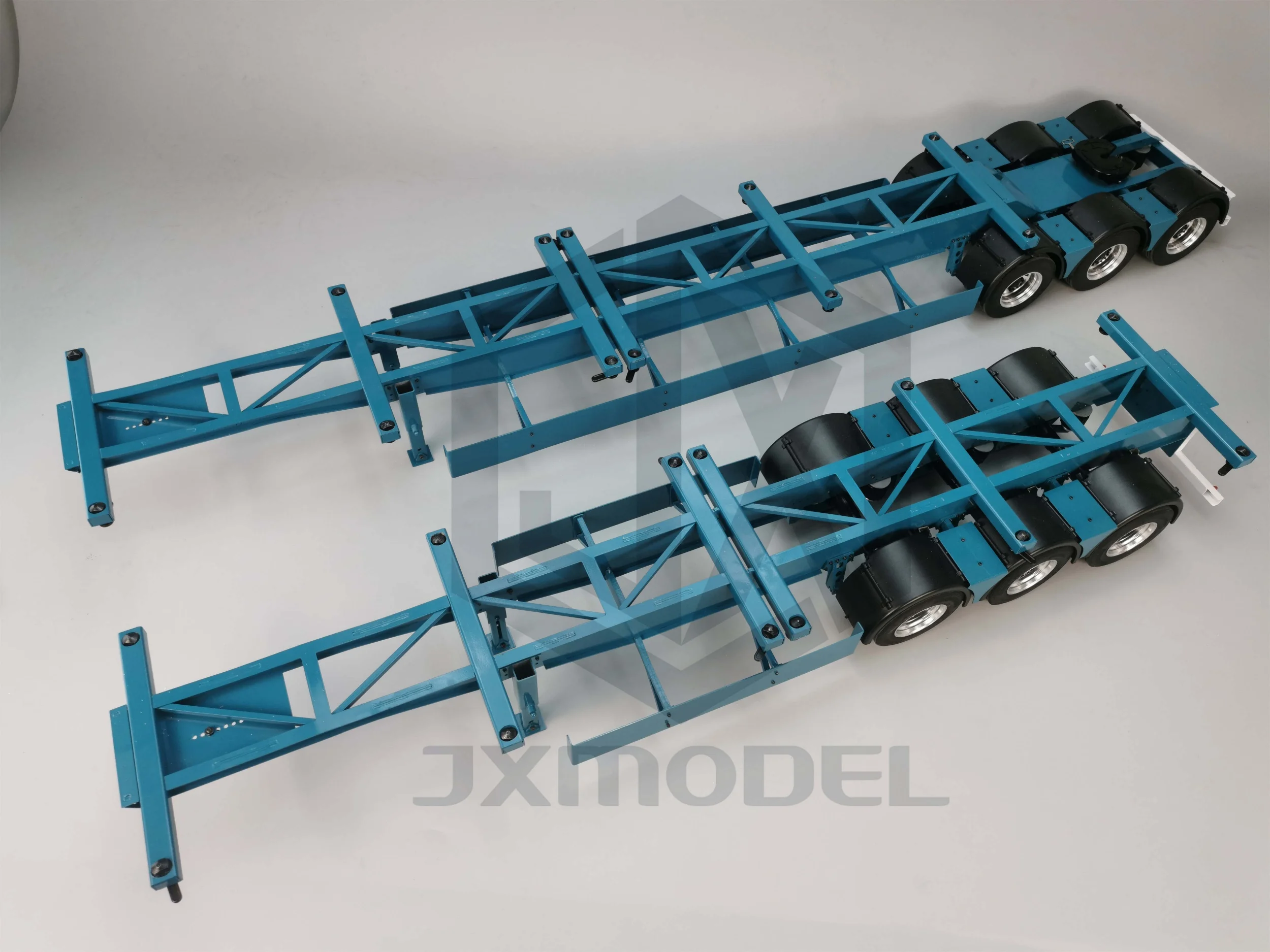 JXMODEL-TOLL  tractor super long trailer container 1/14 For Tamiya Rc Truck Trailer Tipper For Scania Man Actros Volvo Car Parts