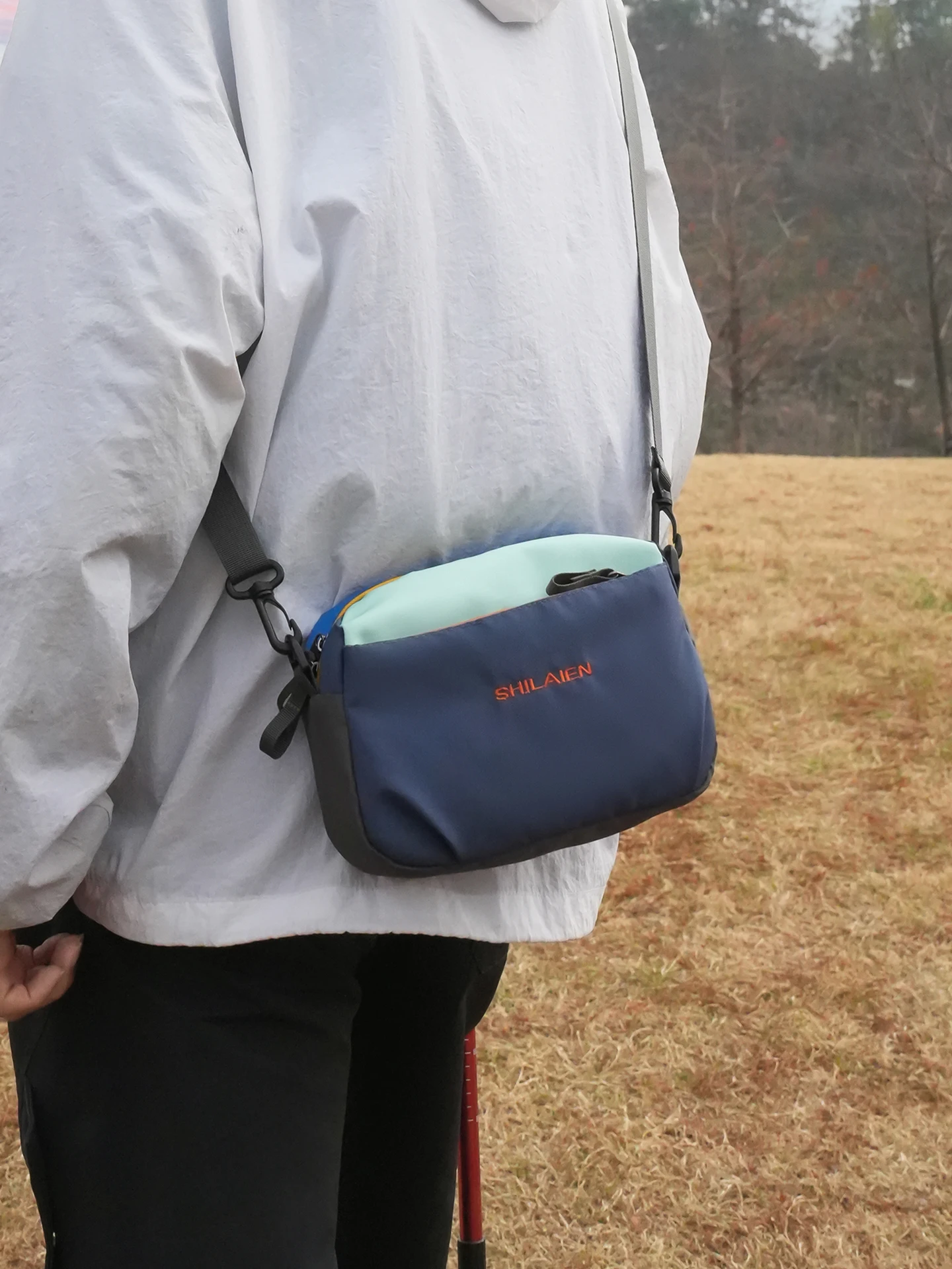 Dopamine Lightweight Summer Color Block Outdoor Sports Women's Crossbody Bag Fashionable Portable Single Shoulder Bag
