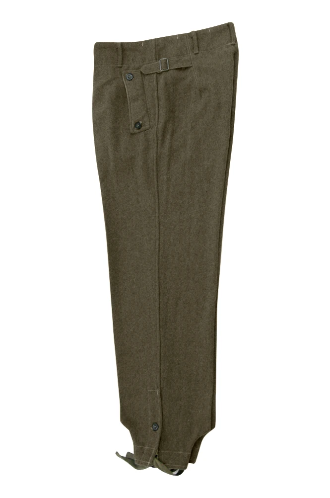 Pantalon en laine marron pour tireur d'assaut de l'élite allemande de la seconde guerre mondiale, GUWD-007