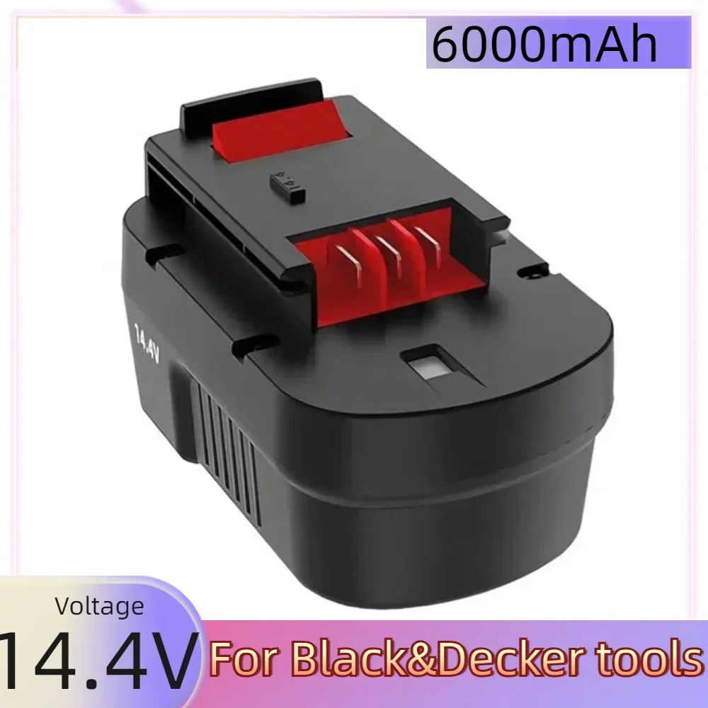 

Batteries Black & Decker 14.4V 6000mAh HPB14, 499936-34, 499936-35, A14 A144, A144EX A14F, B-8316, BD1444L
