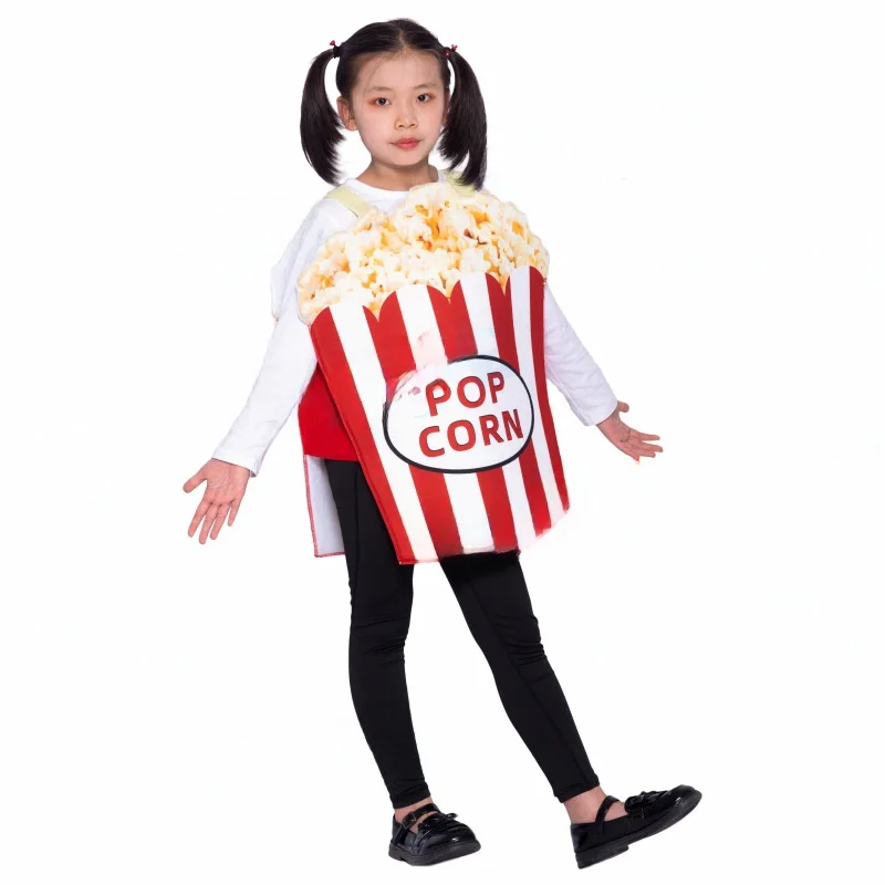 زي الهالوين الذرة تحت عنوان الكبار الوالدين والطفل، ملابس أداء المسرح، ملابس الاحتفال بالمهرجانات #4