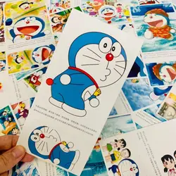 Japanese Anime Doraemon Dingdang Cat Cartoon Postcard Creative Design Collection Birthday Present Kawaii Anime Peripherals