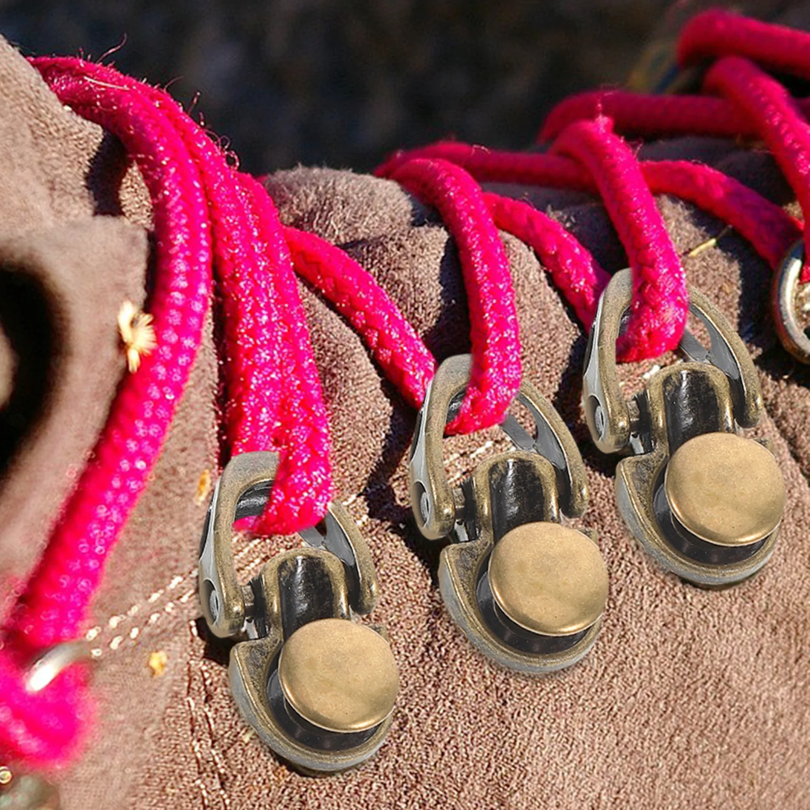 

20Pcs Boot Hooks Durable Alloy Multi Functional Outdoor Sports Shoe Lace Buckles Eyelets Repair DIY Parts Boot Hooks